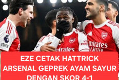Arsenal Geprek Ayam Sayur Tottenham 4-1, Eze Cetak Hattrick