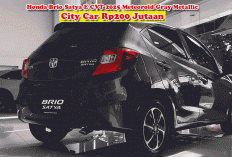 Honda Brio Satya E CVT 2025 Meteoroid Gray Metallic: City Car Rp200 Jutaan yang Masih Sulit Dikalahkan!