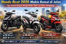Honda Beat 2026 Makin Ramai di Jalan, Tiga Varian dengan Harga Beda Tipis tapi Fitur Jomplang