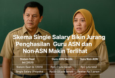 TPG Dilebur Single Salary, Penghasilan Guru PNS PPPK Melonjak, Nasib Non ASN jadi Sorotan