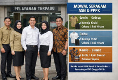 Jadwal Lengkap Seragam Dinas PPPK Penuh Waktu dan Paruh Waktu Senin Sampai Jumat di Tahun 2026