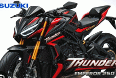 Suzuki Thunder Emperor 250 Simfoni Kekuatan Mesin Twin Cylinder dan Estetika Klasik yang Tak Lekang oleh Waktu