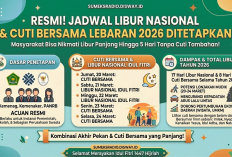 Resmi! Jadwal Libur dan Cuti Bersama Lebaran 2026 Ditetapkan, Masyarakat Bisa Nikmati Libur Panjang 5 Hari