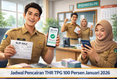Jadwal Pencairan THR TPG 100 Persen Januari 2026 Tiap Daerah