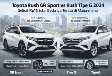 Toyota Rush GR Sport vs Rush Tipe G 2024: Selisih Rp15 Juta, Bedanya Terasa di Mana-mana