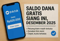 DANA Kaget Siang Ini, 11 Desember 2025: Kuota Menipis, Saldo Gratis hingga Rp130.000 Diburu Pengguna
