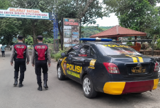 Wujudkan Liburan Nyaman, Polsek Lemahabang Tingkatkan Pengamanan Objek Wisata