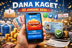 Link DANA Kaget Hadir Kembali pada 22 Januari 2026: Klaim Saldo Gratis hingga Rp135.000 dengan Cepat