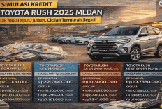 Simulasi Kredit Toyota Rush 2025 Medan: DP Mulai Rp20 Jutaan, Cicilan Termurah Segini