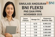 Tabel Pinjaman Tanpa Agunan BNI Fleksi 2025 untuk PNS dan PPPK dengan Plafon Hingga Rp500 Juta