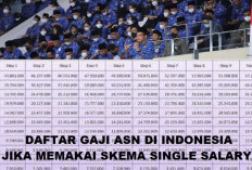 Tabel Gaji PNS dan PPPK Jika Skema Single Salary Mulai Berlaku 2026