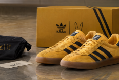 Kolaborasi adidas dan Bad Bunny Hadirkan Gazelle Indoor Warna Emas