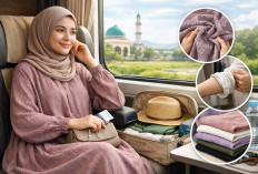 Gamis Ironless Bahan Crinkle Premium Jadi Pilihan Nyaman untuk Mudik Lebaran