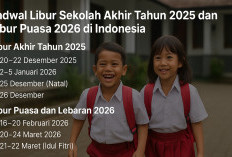 Jadwal Libur Sekolah Akhir Tahun 2025 dan Libur Puasa 2026 di Indonesia