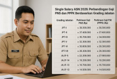 Single Salary ASN 2026: Ini Perbandingan Gaji PNS dan PPPK Berdasarkan Grading Jabatan
