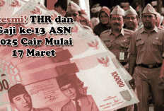 Resmi! THR dan Gaji ke-13 ASN 2025 Cair Mulai 17 Maret, Ini Detail Lengkap PP Nomor 11 Tahun 2025
